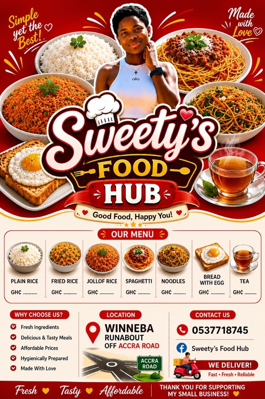 Sweety's Food Hub flyer